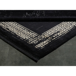 BLACK&amp;BROWN 11298 fekete szőnyeg 80×150 cm