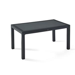 Kültéri asztal edzett üveg asztallappal WOOD150 ANTRACIT 90×150 cm