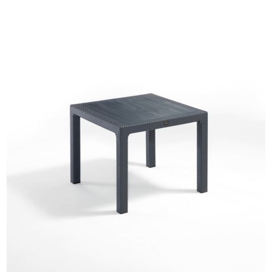 Kültéri asztal CLASSI90 antracit 90×90 cm