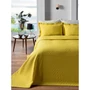Kép 3/3 - Ágytakaró 250×260cm + 2db párnahuzat 50×70 cm BESTE sárga szín