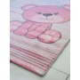Kép 2/3 - Myra Kids Rózsaszín Lány Maci mintás gyerekszőnyeg 120×170 cm