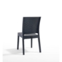 Kép 4/4 - Kültéri szék NICE környezetbarát műanyagból ANTRACIT szín 