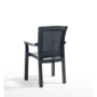 Kép 4/5 - Kültéri szék RÓMA/ ANTRACIT szín / környezetbarát műanyagból