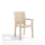 Kép 1/5 - Kültéri szék RÓMA/ CAPPUCINO szín / környezetbarát és üvegszálas műanyagból