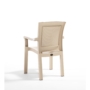 Kép 4/5 - Kültéri szék RÓMA/ CAPPUCINO szín / környezetbarát és üvegszálas műanyagból