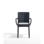 Kép 3/5 - Kültéri szék SIDNEY ANTRACIT 100% környezetbarát  műanyagból