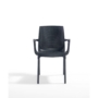 Kép 3/5 - Kültéri műrattan szék SUNSET ANTRACIT környezetbarát műanyagból