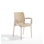 Kép 1/5 - Kültéri műrattan szék SUNSET CAPPUCINO 100% környezetbarát műanyagból